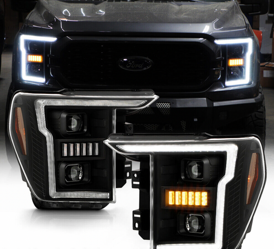 2021-2023 Ford F150 Bar Style Projector Sequential Headlights