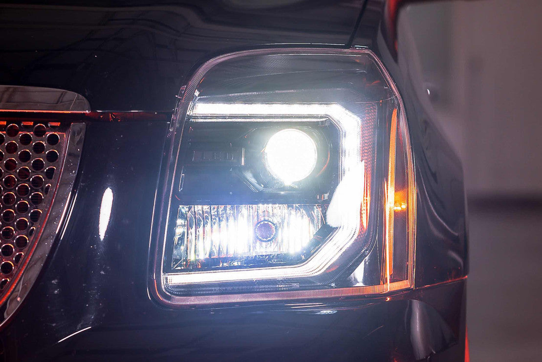 2007-2014 GMC Yukon Morimoto XB HYBRID LED Headlights