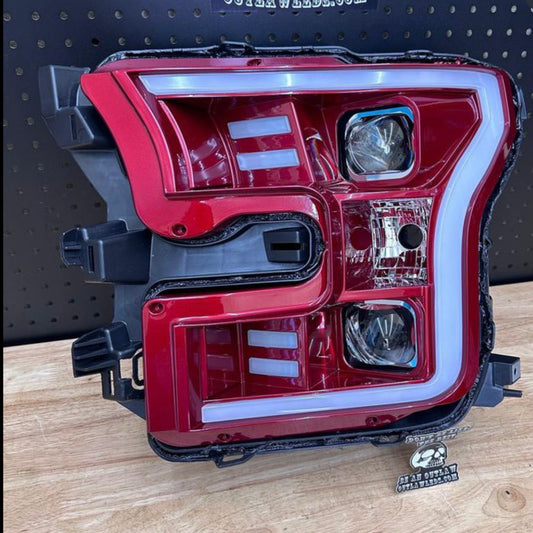 2015-2017 Ford F150 Dual Square Projector Bar Style Headlights
