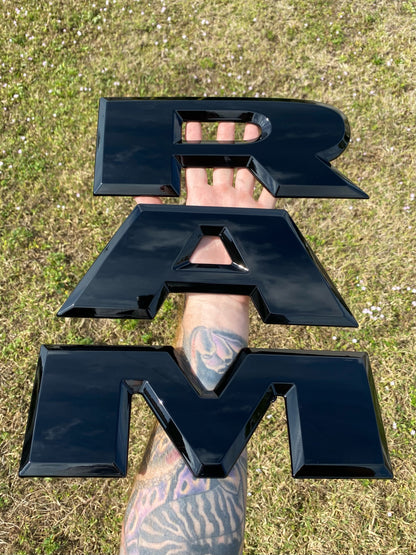 2019-2023 Dodge RAM Painted Grille Letters