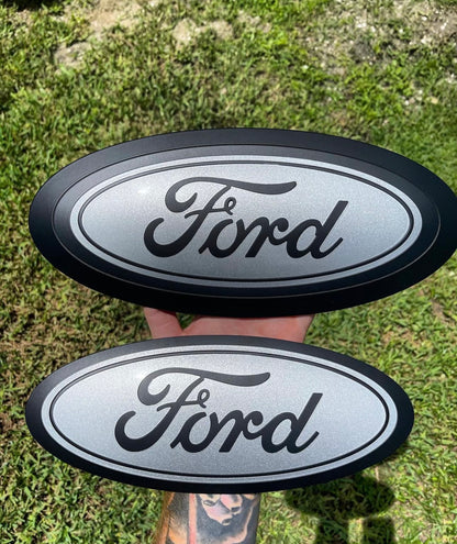2017-2019 Ford SuperDuty Front NON Camera & Large Rear Tailgate Badge *BADGE BUNDLE*