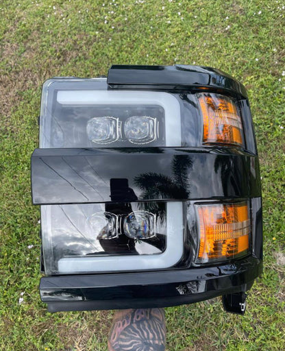 2015-2019 Chevy Silverado HD AlphaRex NOVA Headlights