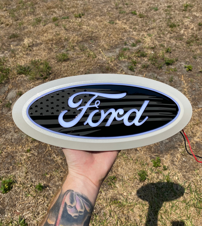 2023+ Ford SuperDuty Light Up Front Badge