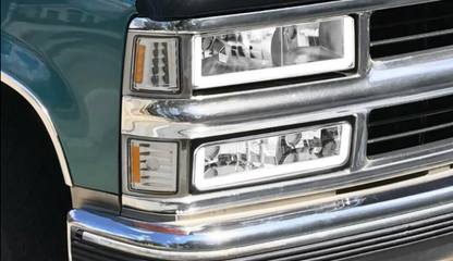 1988-1998 Chevy Silverado Bar Style Headlights