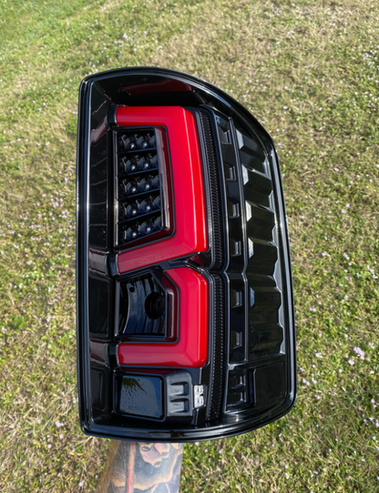 2007-2013 Chevy Silverado Double Bar Style Tail Lights