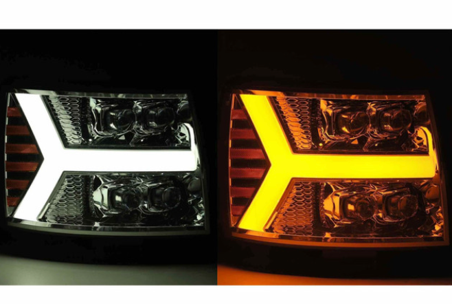 2007-2013 Chevy Silverado 1500 AlphaRex NOVA Headlights