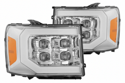 2007-2013 GMC 1500 Sierra AlphaRex NOVA Headlights
