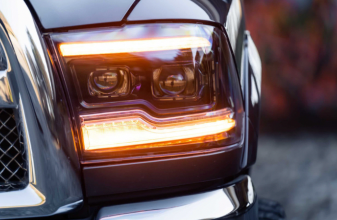 2009-2018 Dodge Ram Morimoto XB LED Headlights (AMBER DRL)