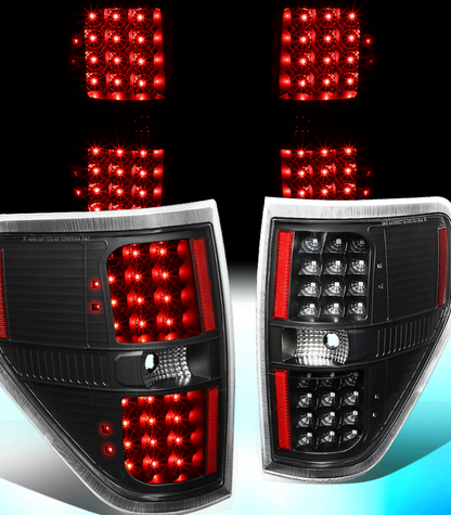2009-2014 Ford F150 Painted LED Tail Lights