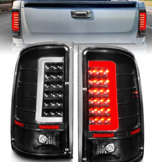 2007-2013 1500 GMC Sierra Bar Style Tail Lights