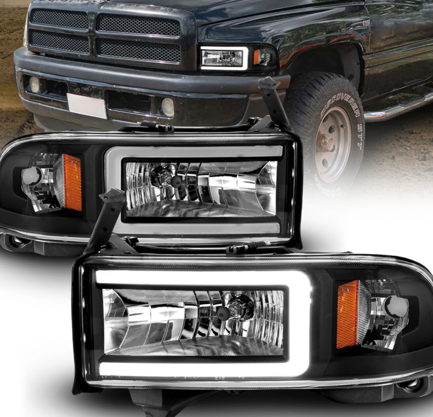 1994-2002 Dodge Ram Bar Style Headlights