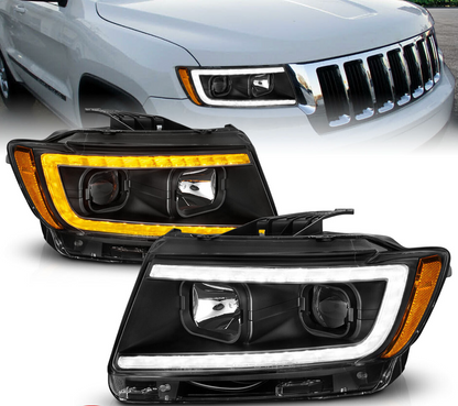 2011-2013 Jeep Grand Cherokee Switchback Headlights