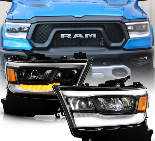 2019-2023 Dodge Ram 1500 Bar Style Headlights
