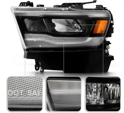 2019-2023 Dodge Ram 1500 Bar Style Headlights