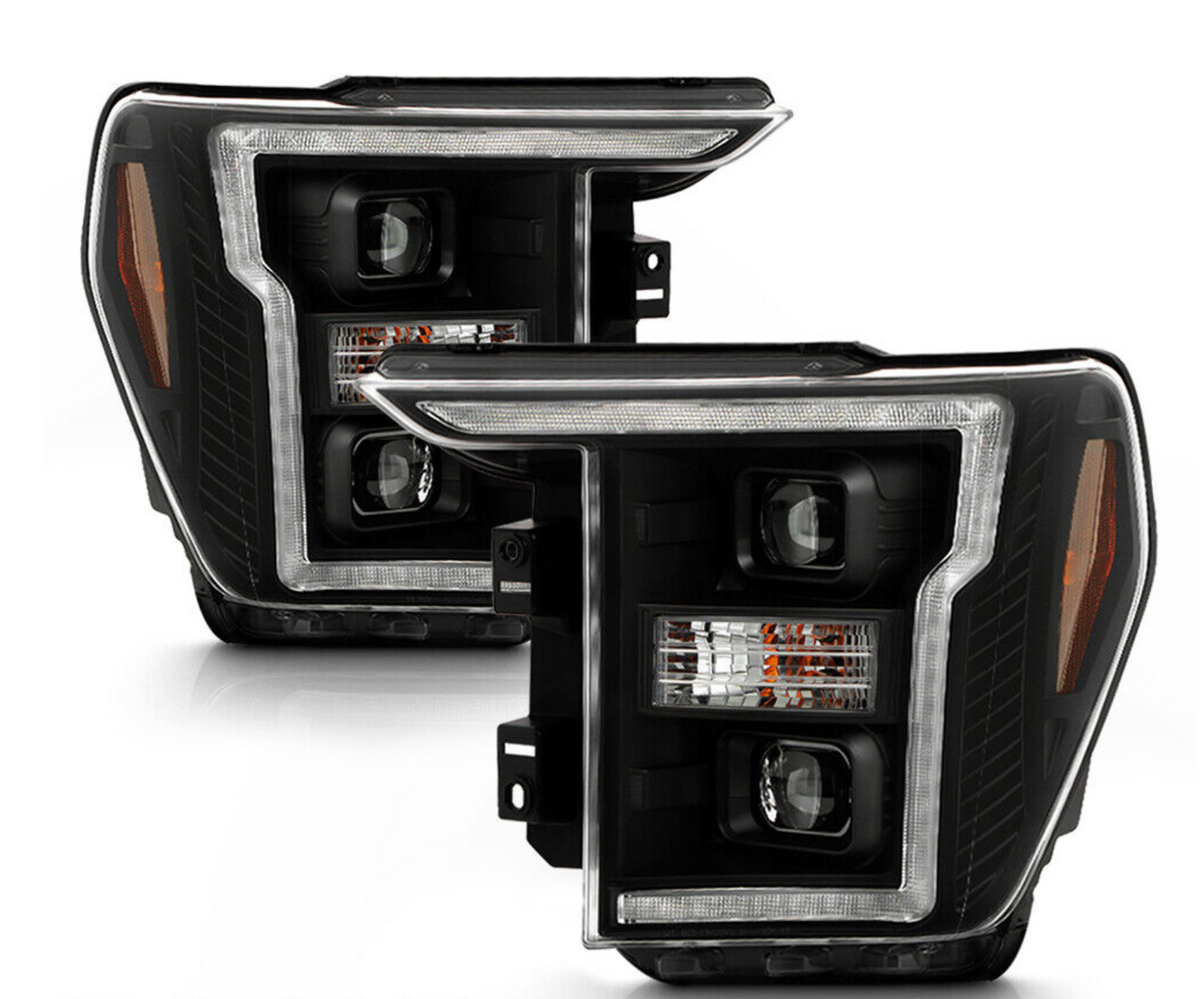 2021-2023 Ford F150 Projector Bar Style Headlights (Halogen ONLY)
