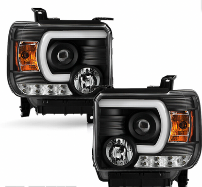 2014-2018 GMC Sierra HD Bar Style Projector Headlights