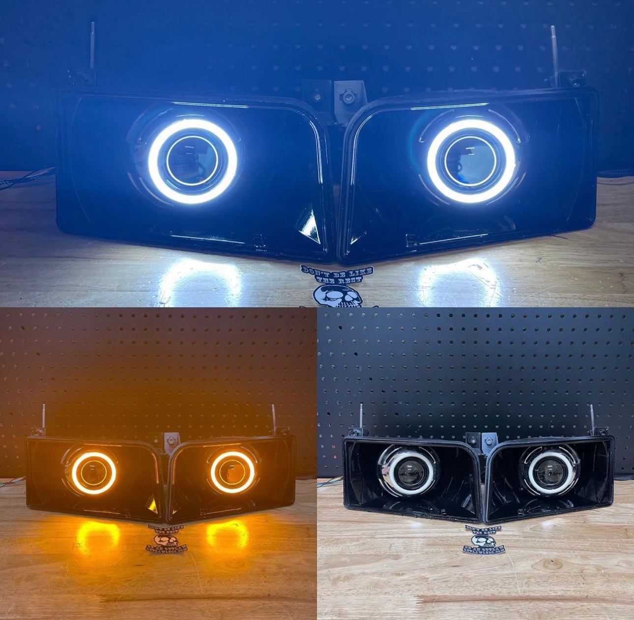 1992-1997 Ford OBS 3 Piece Projector Headlights