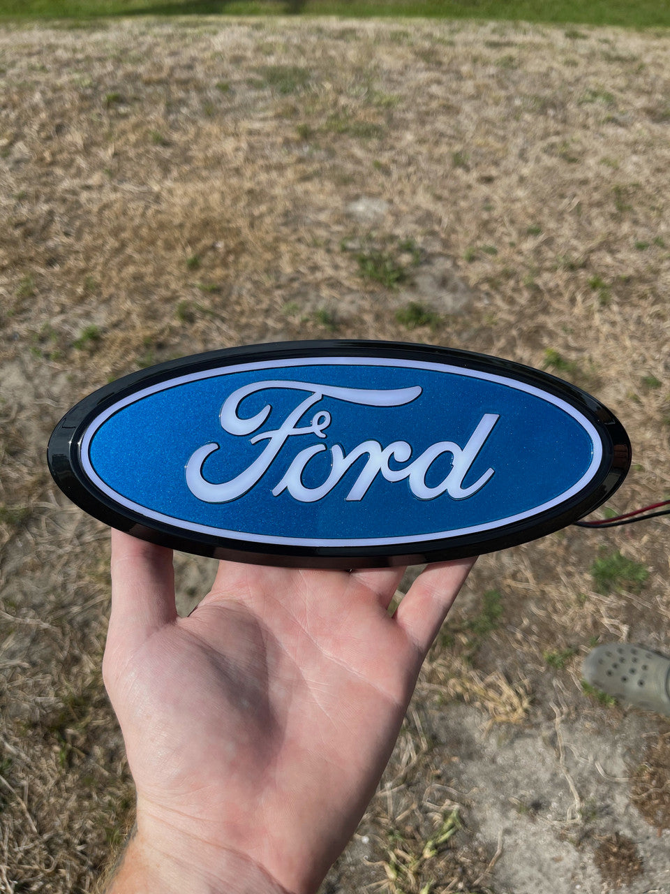 2008-2010 Ford SuperDuty Light Up Badge FRONT