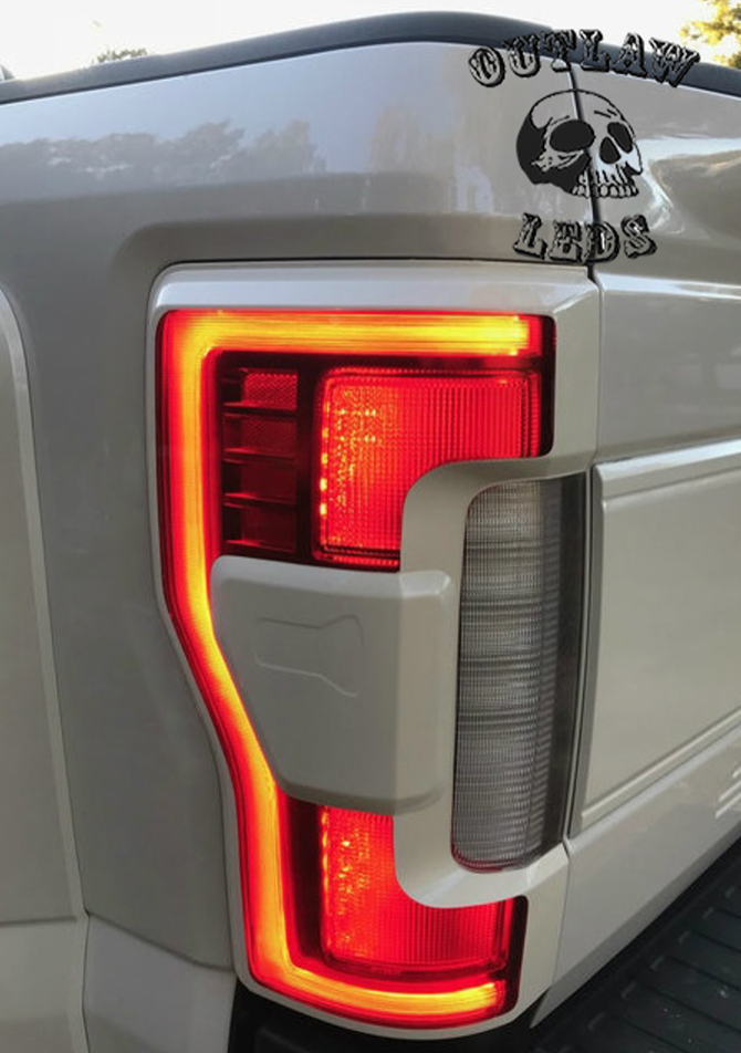 2017-2019 Ford SuperDuty Painted Tail Lights