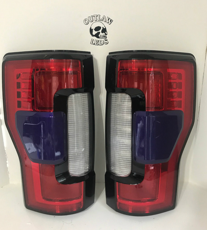 2017-2019 Ford SuperDuty Painted Tail Lights
