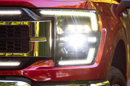 2021+ Ford F150 Morimoto XB LED Headlights (WHITE DRL)