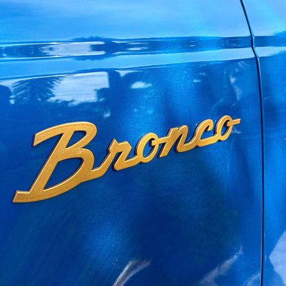 Ford Bronco Painted Script Emblems (sold as a pair)
