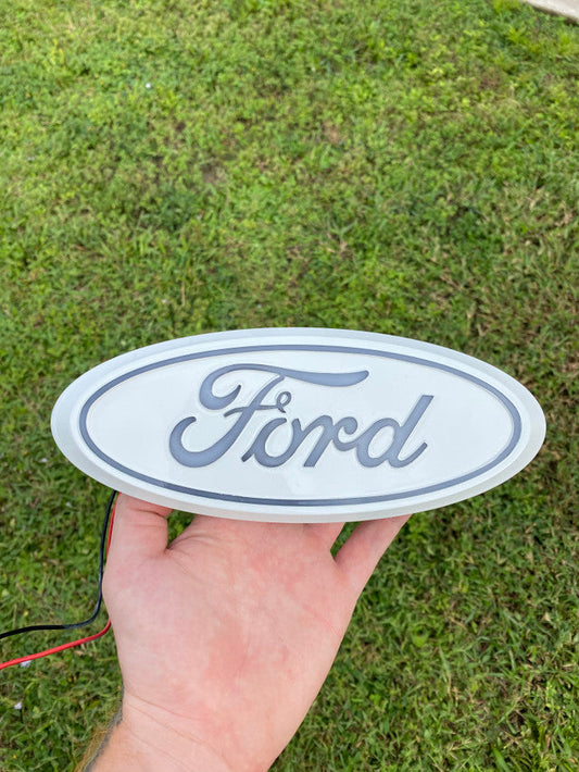 2008-2010 Ford SuperDuty Light Up Badge FRONT